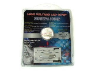 Taśma LED 2835 biały ciepły 5m 230V 60/1m blist--