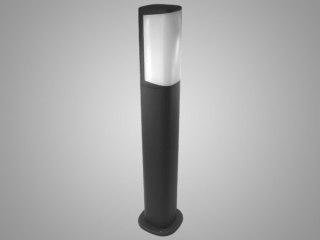 Słupek ogrodowy LED Sandor 6W WW czarna IP54 50cm
