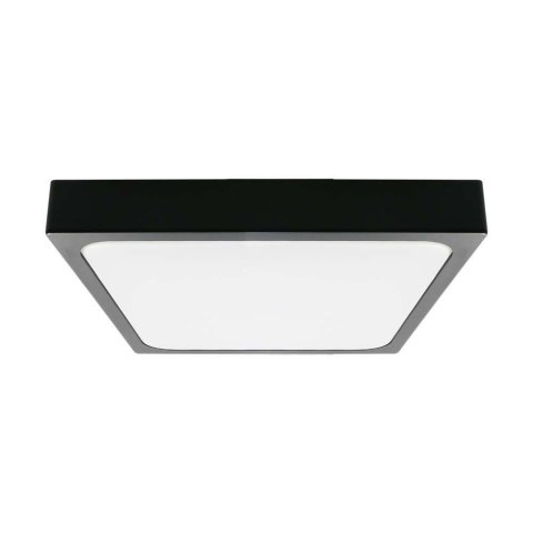 Plafon V-TAC 30W LED Kwadrat IP44 42x42cm Czarny VT-8630B-SQ 4000K 3000lm