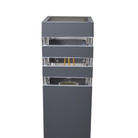 Słupek ogrodowy Santa 1x E27 50cm antracyt
