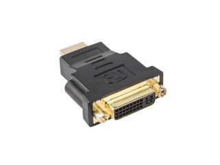 ADAPTER HDMI(M)->DVI-D(F)(24+5) SINGLE LINK CZARNY LANBERG