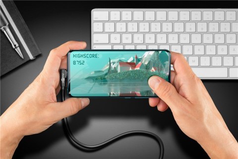 Kabel USB-C - USB 3.0 micro-B do dysk. Goobay 0.6m