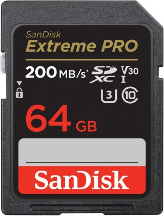 Karta pamięci SANDISK Extreme Pro SDXC 64GB V30 SanDisk