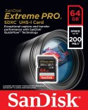 Karta pamięci SANDISK Extreme Pro SDXC 64GB V30 SanDisk