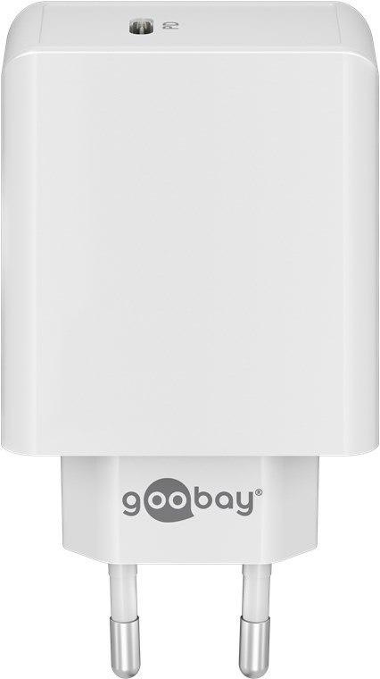 Ładowarka sieciowa USB-C PowerD 65W Goobay BIAŁA