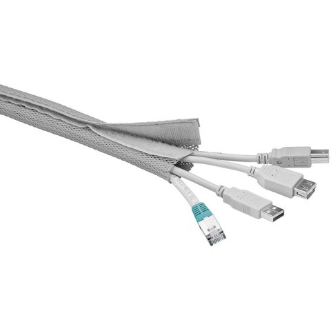 Osłona kabli na rzep WireSleeve Goobay 1.8m Biała
