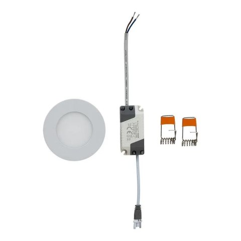 Panel LED V-TAC Premium Downlight 3W Okrągły fi84 VT-307 4000K 130lm