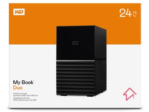 Stacjonarny dysk magazyn danych WD MyBook DUO 24TB WESTERN DIGITAL