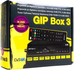 Tuner DVB-T2 GIP Box 3 Golden Interstar HEVC H265