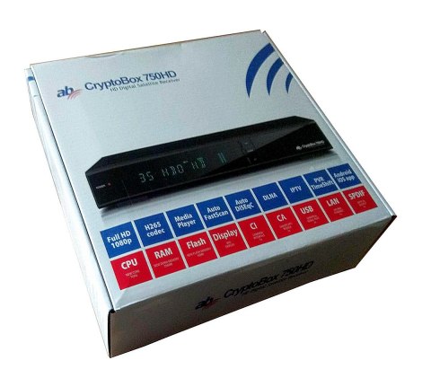 CryptoBox AB 752HD COMBO DVB-S2/T2/C CI/CI+ H.265 ABCOM