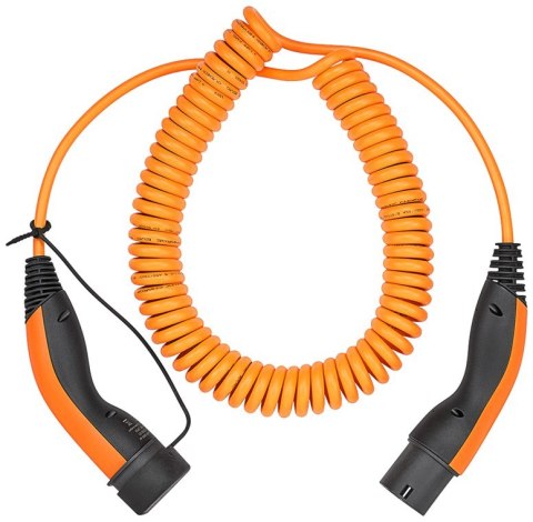 Kabel EV spiralny Type 2 LAPP 11kW 20A orange 5m LAPP