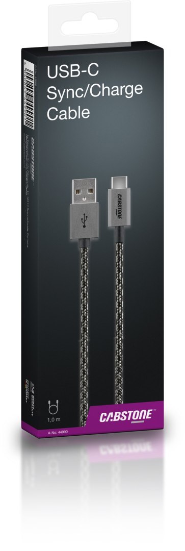 Kabel USB-C - USB typu A 2.0 Goobay Biały 1m