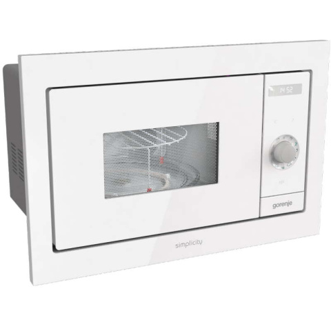 Gorenje BM235SYW Kuchenka mikrofalowa do zabudowy 23l z grillem 1200W biała