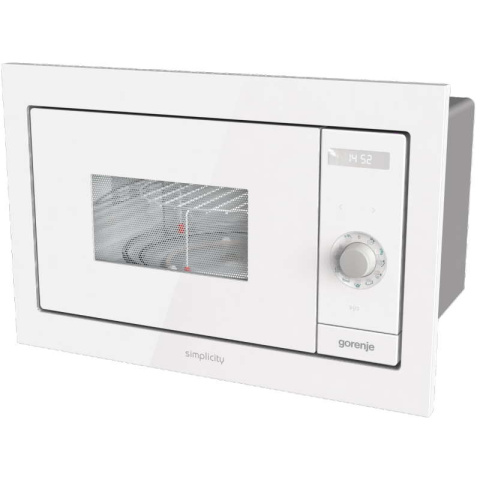 Gorenje BM235SYW Kuchenka mikrofalowa do zabudowy 23l z grillem 1200W biała