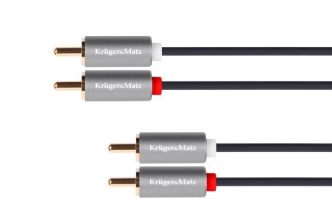 Kabel 2RCA-2RCA 10m Kruger&Matz Basic