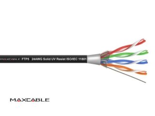 BOWI Przewód FTP5 drut CCA UV czarny 305m MAXCABLE