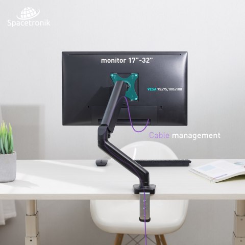 Uchwyt gazowy na monitor Spacetronik SPA-G110 SPACETRONIK