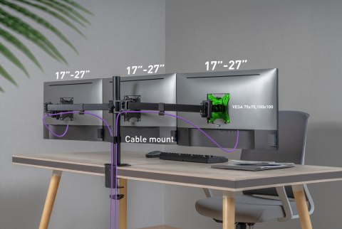 Uchwyt na trzy monitory Spacetronik SPA-130 SPACETRONIK