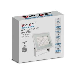 Projektor LED V-TAC 100W SMD F-CLASS Biały VT-49104 4000K 8700lm