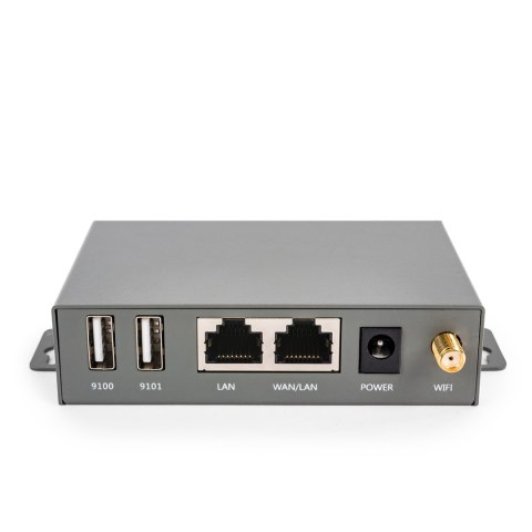 Przemysłowy serwer wydruku 2x USB RAW WiFi Cloud