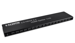 Rozgałęźnik HDMI 1x16 SPH-RS116_V20 4K 60 Hz HDR SPACETRONIK