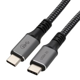 Spacetronik SPC010 Przewód Kabel USB-C 4.0 40Gbit/s 1m