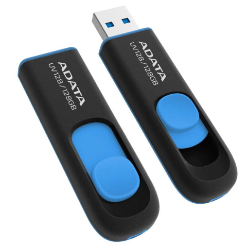 Adata Pendrive DashDrive UV128 128GB USB 3.2 Gen1 Czarno-niebieski