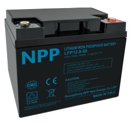 Akumulator LFP LiFePO4 12,8V 50Ah T14 NPP POWER