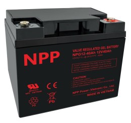 Akumulator Żelowy NPG 12V 40Ah NPP AGM DEEP GEL
