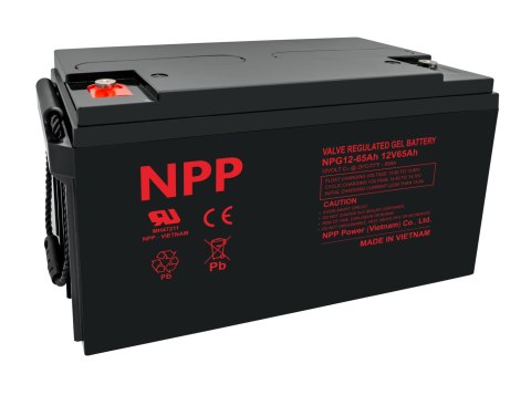 Akumulator Żelowy NPG 12V 65Ah NPP AGM DEEP GEL NPP POWER