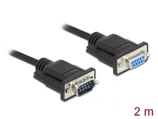 KABEL TRANSMISYJNY SZEREGOWY 9M/9F RS232 2M DELOCK