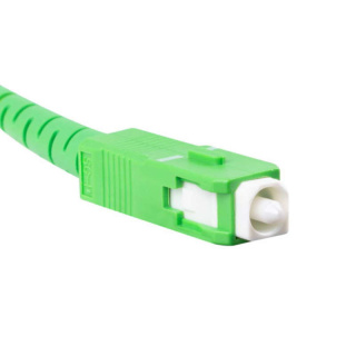 Lanberg Patchcord światłowód SM SC/APC-SC/APC simplex 3.0mm 2,5m biały