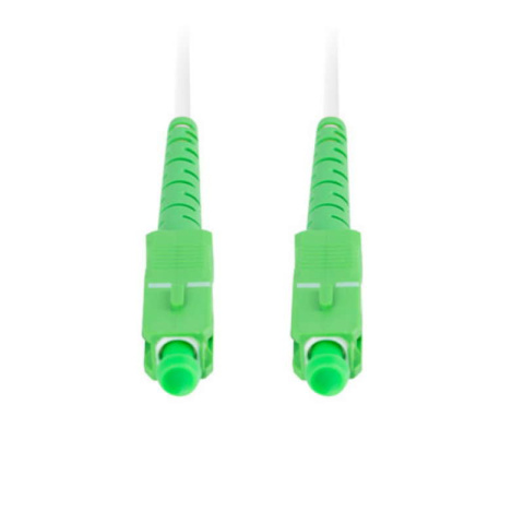 Lanberg Patchcord światłowód SM SC/APC-SC/APC simplex 3.0mm 2,5m biały