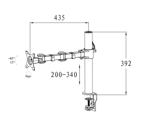 Podkładka na biurko Spacetronik SPB-001C