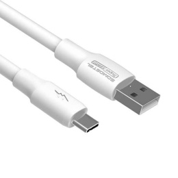 Somostel Przewód USB Typ-C Power Delivery QC 3.0 120W 6A 1m biały