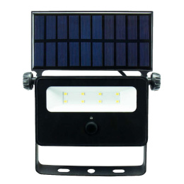 Spectrum Naświetlacz LED solarny 2W światło zimnobiałe IP65 czarny