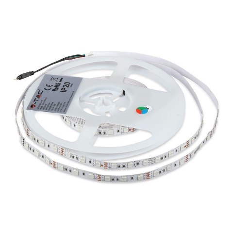 Zestaw LED V-TAC RGB Zasilacz Pilot Sterownik VT-5050 60 IP20-RGB Set RGB 1000lm