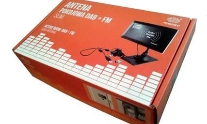 Antena radiowa pokojowa i zewnętrzna Slim FM DAB+