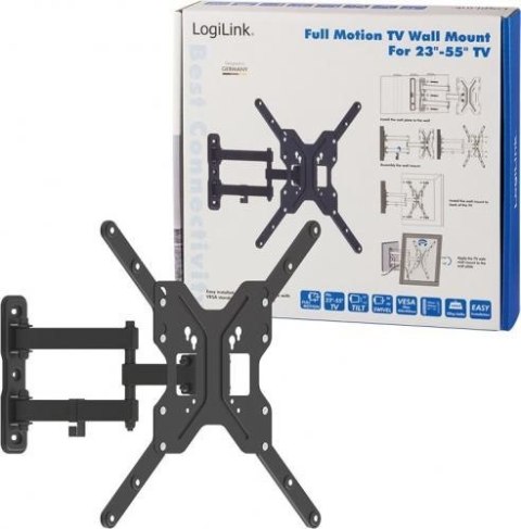 BOWI Uchwyt LCD 23"-55" 35kg czarny regulowany Logilin