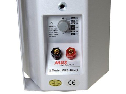 Kolumienka uniwersalna MRS-40b 100V 8ohm 20W biała