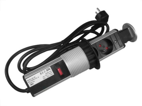 Listwa zasilająca COLUMN KZ 3 gniazda 2m