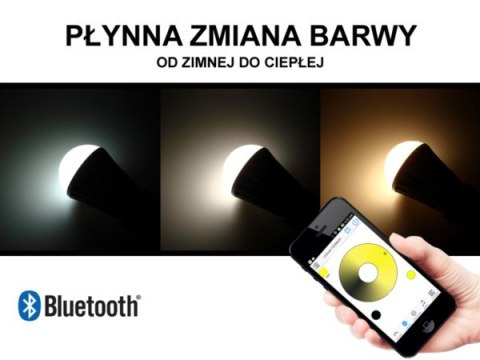 BOWI Żarówka Bluetooth WarmWhite/Cool White 2x7,5W