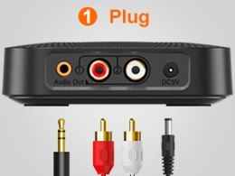 B06S Plus Odbiornik audio Bluetooth 5.2 aptX 30m