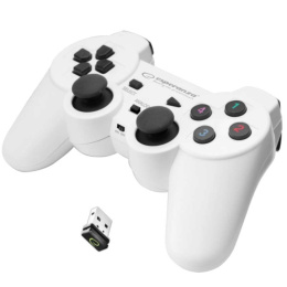 Esperanza Gamepad bezprzewodowy do PC PS3 2,4GHz czarno biały