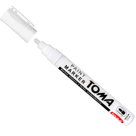 TOMA Marker olejowy 2,5mm biały