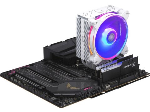 CHŁODZENIE CPU COOLER MASTER HYPER 212 HALO ARGB BIAŁY Z LGA1700 & AM5 PWM