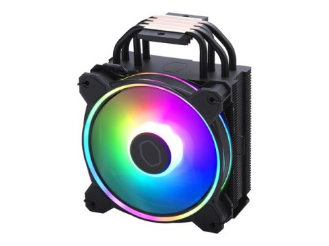 CHŁODZENIE CPU COOLER MASTER HYPER 212 HALO ARGB CZARNY Z LGA1700 & AM5 PWM