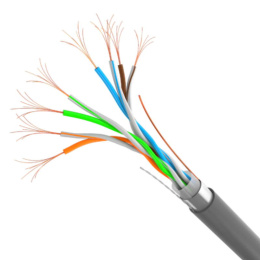 Lanberg Kabel LAN FTP KAT.5E CCA szary linka