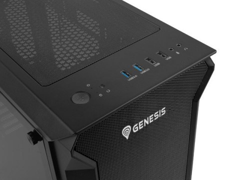 OBUDOWA GENESIS IRID 505 V2 MIDI TOWER Z OKNEM USB 3.0 (USZKODZONE OPAKOWANIE)