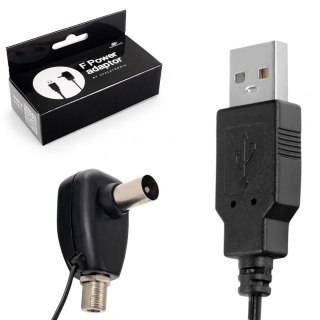 Spacetronik Adapter zasilacza anteny 5V USB wtyk F